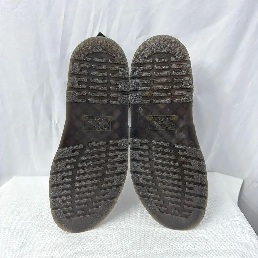 Dr Martens Sandals Men's Size 14 Gryphon Black White Leather Platform New